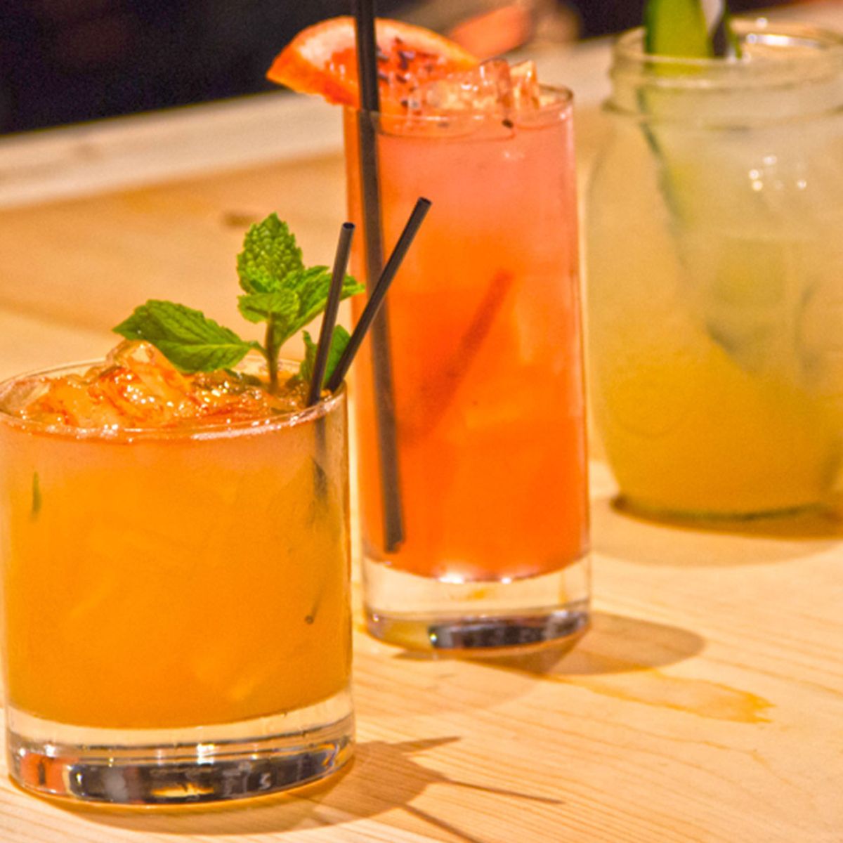 photo of pretty cocktails